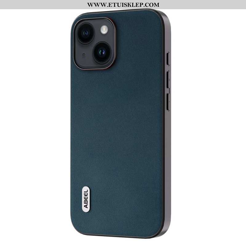 Etui do iPhone 15 Plus Prawdziwa Skóra Nappa Abeel